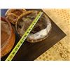 Image 8 : Qty 3 Woven Baskets, Misc Sizes