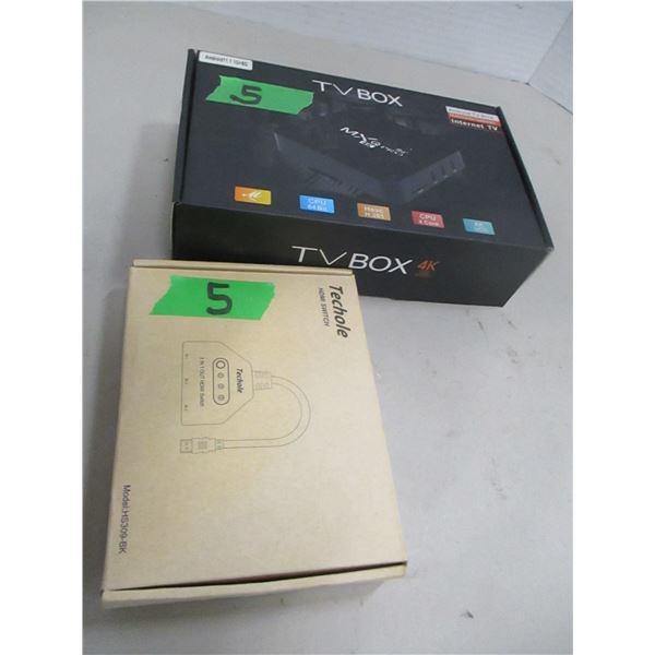 TV BOX INTERNET TV & TEAHOLE HDMI SWITCH