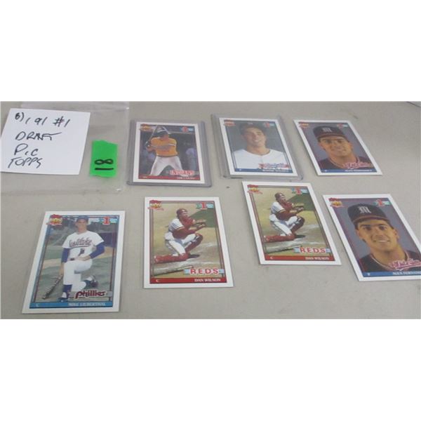COLLECTABLE:  TOPPS 91 NUMBER ONE DRAFT PICKS