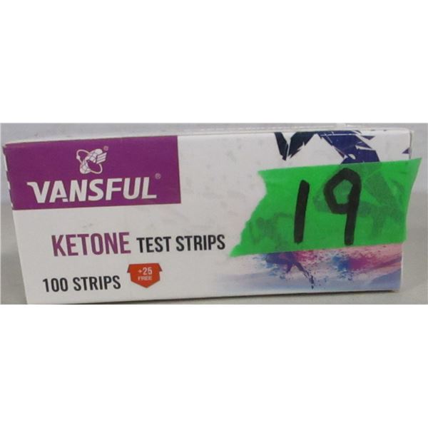 KETONE TEST STRIPS (100) - PACKAGE
