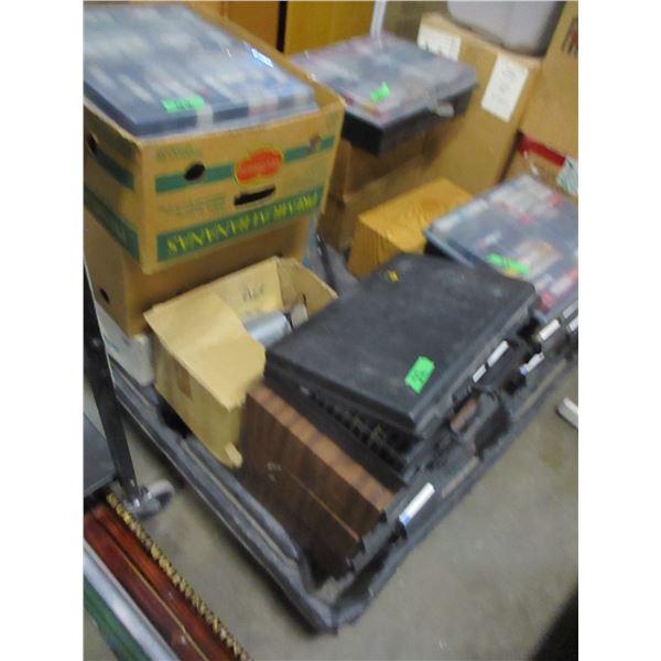 SEIZURE (AS IS):  PALLET C/W CD'S, VHS TAPES, CASSETTES & CASES