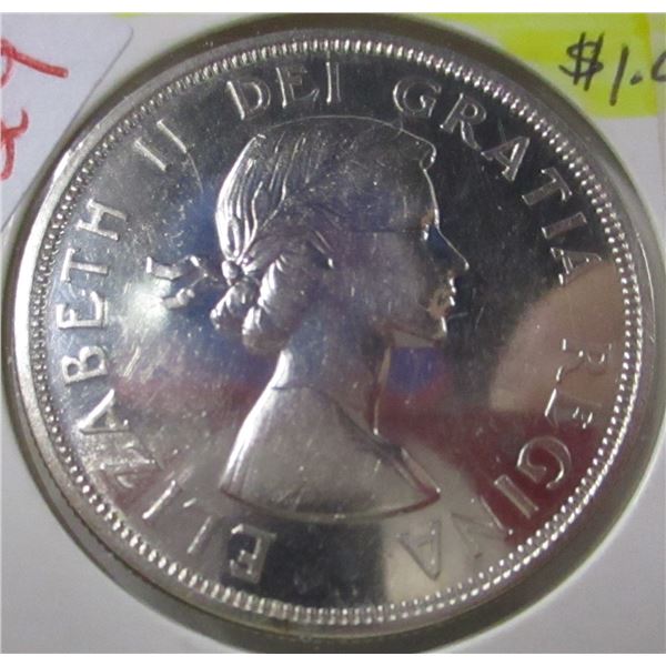 1964 CANADA SILVER DOLLAR