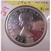 Image 2 : 1964 CANADA SILVER DOLLAR