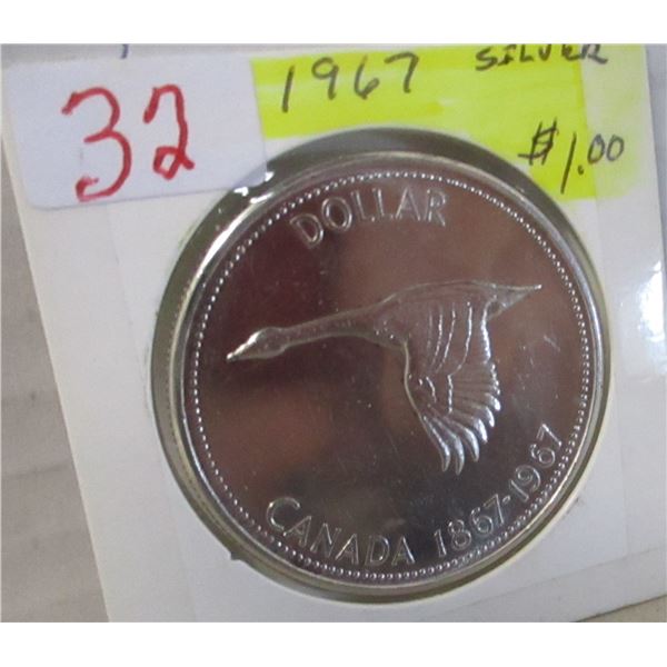 1967 CANADA SILVER DOLLAR