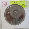 Image 2 : 1967 CANADA SILVER DOLLAR