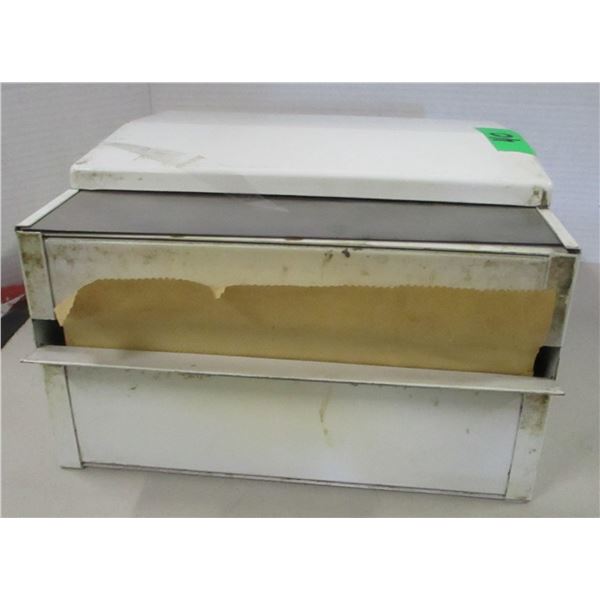 CASE OF PAPER TOWELS & TOWEL DISPENSER