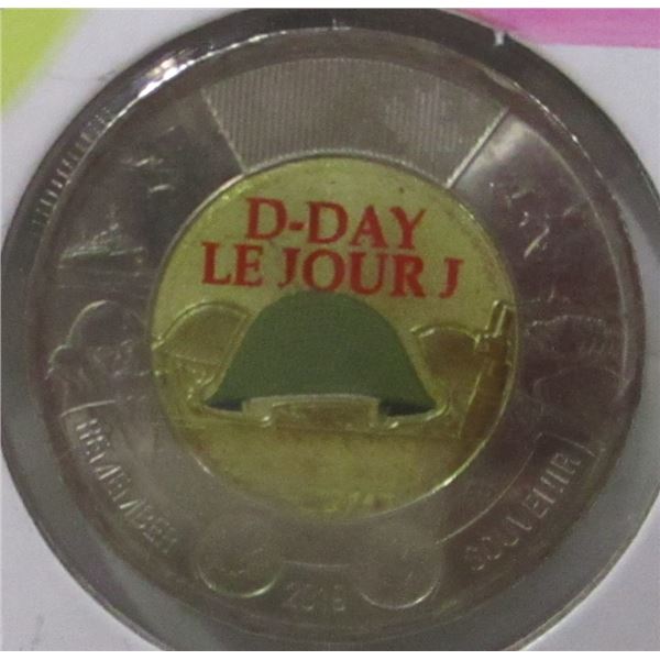 2019 REMEMBRANCE D-DAY CANADA TOONIE