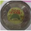 Image 1 : 2019 REMEMBRANCE D-DAY CANADA TOONIE