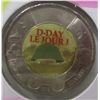 Image 2 : 2019 REMEMBRANCE D-DAY CANADA TOONIE