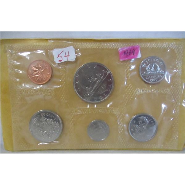 1969 PROOF CANADA MINT SEALED COIN SET
