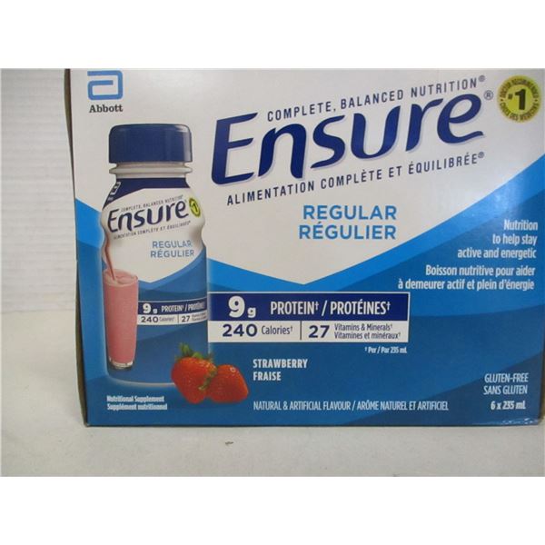 REGULAR ENSURE STRAWBERRY (6 X 235 ML) - BUNDLE