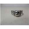 Image 2 : SILVER COLORED RING (SIZE 7.5)