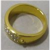 Image 2 : GOLD TONE RING (SIZE 7)