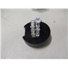 Image 3 : SILVER COLOR 2 PIECE RING SET (SIZE 9)