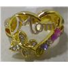 Image 1 : GOLD COLORED "MOM" RING (SIZE 8)