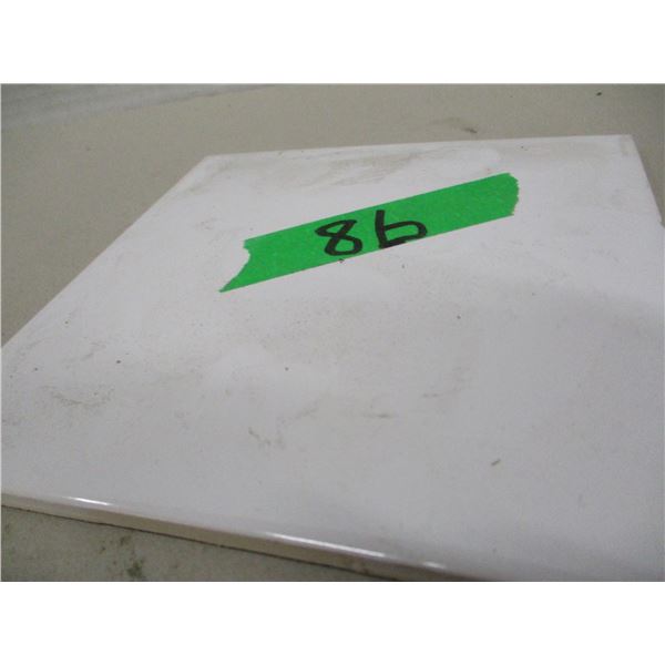 BOX C/W 6X6" FLAT WHITE WALL TILE