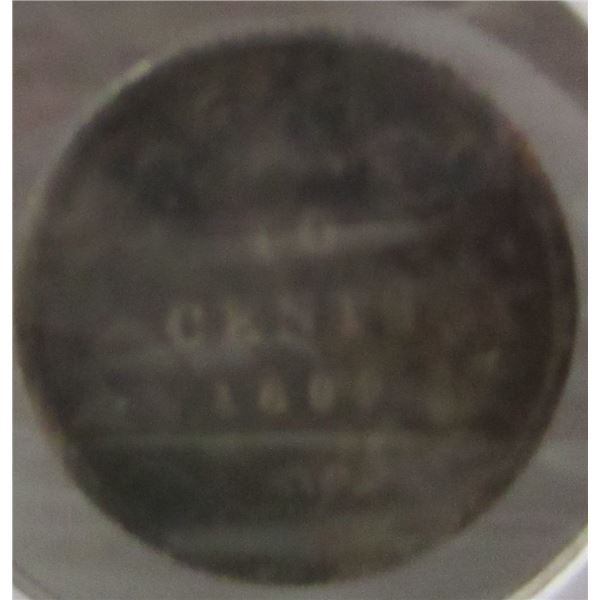 1899 VICTORIAN SILVER CANADA DIME
