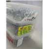 Image 2 : ESTATE:  3 PLASTIC BINS & HOOKS
