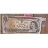 Image 1 : 1973 (RADAR SERIAL NUMBER) UNCRICULATED LAST OF CANADA $1 BILLS
