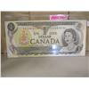 Image 5 : 1973 (RADAR SERIAL NUMBER) UNCRICULATED LAST OF CANADA $1 BILLS