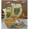 Image 2 : BOX C/W HAND PUMP, ORNAMENTS, ETC