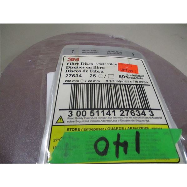 25 - 60 GRIT SANDING DISCS