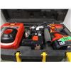 Image 1 : CRAFTSMAN DRILL, CHARGER, BATTERY & CASE