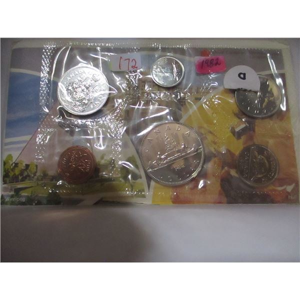 1982 PROOF CANADA MINT SEALED COIN SET