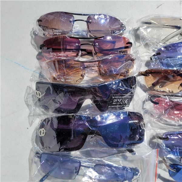 New Box of 12 Designer Sunglasses Knockoffs