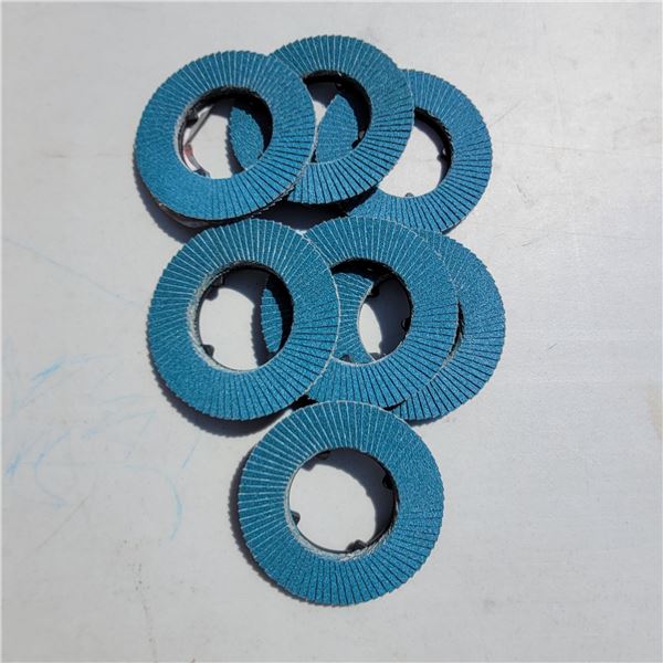 Lot of 7 New Abrasive Mop Disc CMT 728 5 Inch 60 Grain Flat