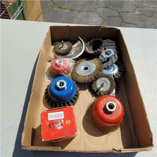 Flat of Various Wire Brushes