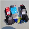 Image 2 : Lot of 3 New Sock Packs - Various Sizes