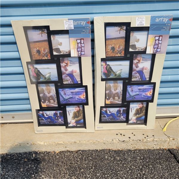 Lot of 2 New Multi Photo Collage Frames