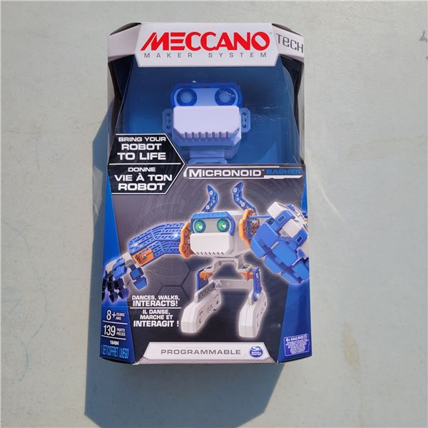 New Meccano Tech Micronoid Blue Basher
