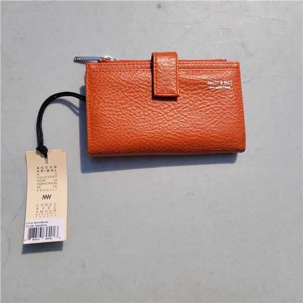 NWT Matt & Nat Orange Wallet