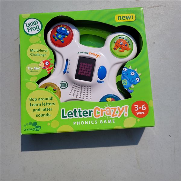 New Leap Frog Electronic Letter Crazy Phonics Game