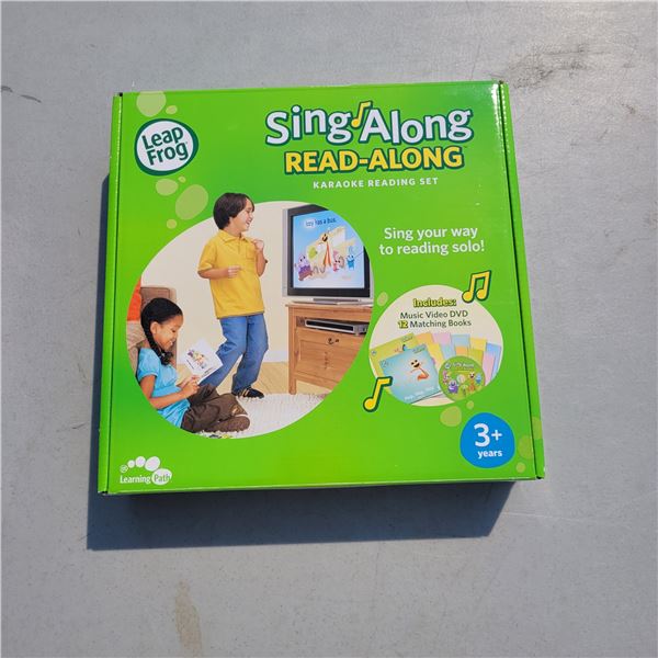 New Leap Frog Sing Along Read Along Karaoke Reading Set