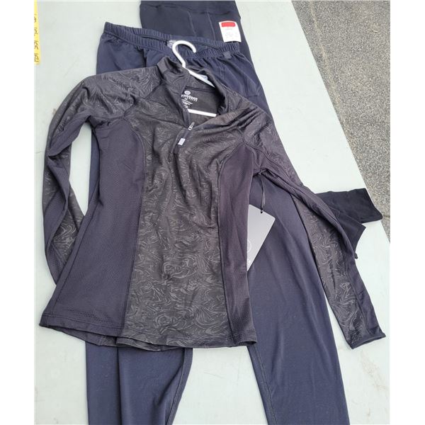 NWT Athletic Jacket, Business Bottoms + Fleece Lined, 90 Degrees Sz XS, Kombi Sz Lg,