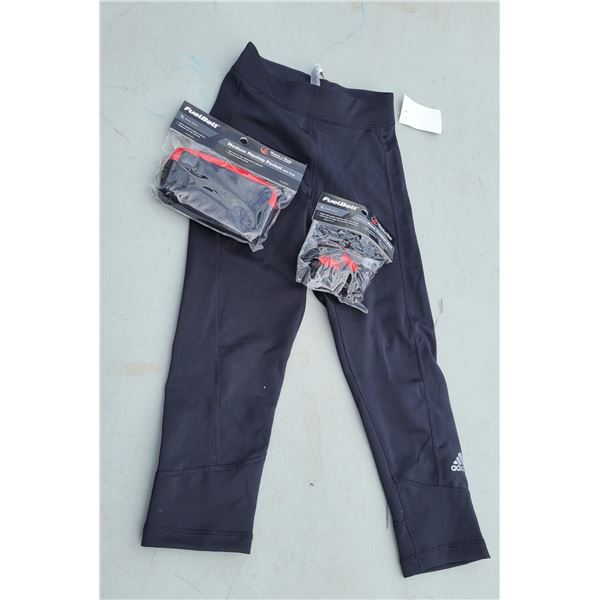 NWT Adidas Bottoms, Sz 2XS + Training Gear