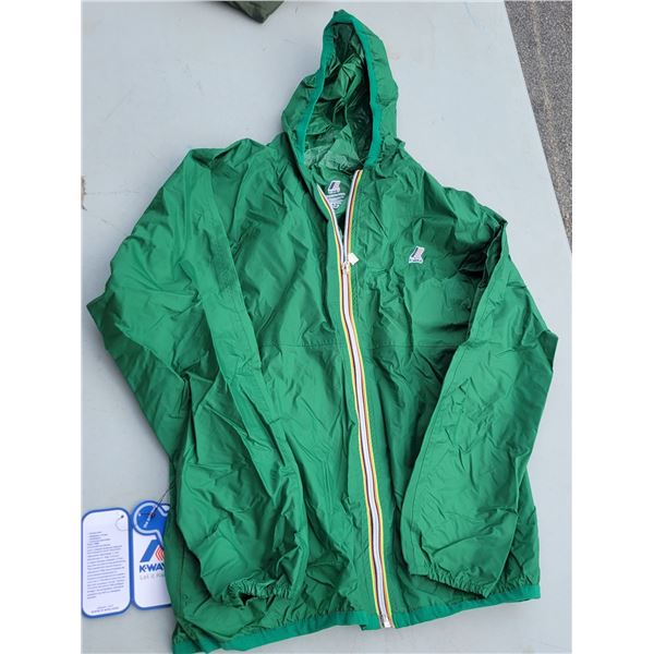 NWT Kway Jacket Green Sz 12Y