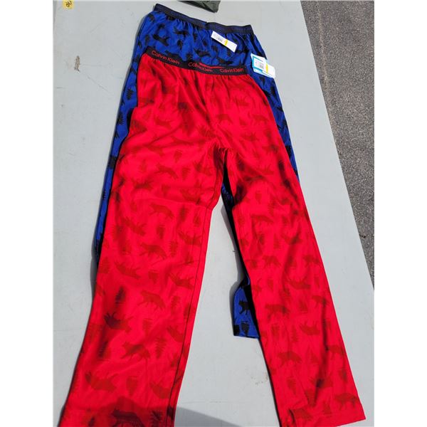 Lot of 2 NWT Calvin Klein Boys House Bottoms - Sz 10/12