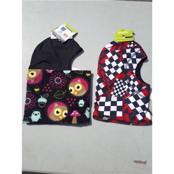Lot of 2 NWT Tutle Fur Balaclava for Children