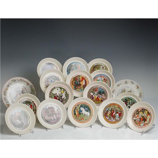17pc Wedgwood Children's Story & Nursery Rhyme Plates