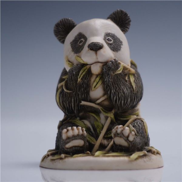 Harmony Kingdom Figurine Box, Panda Bamboozled with Original Box