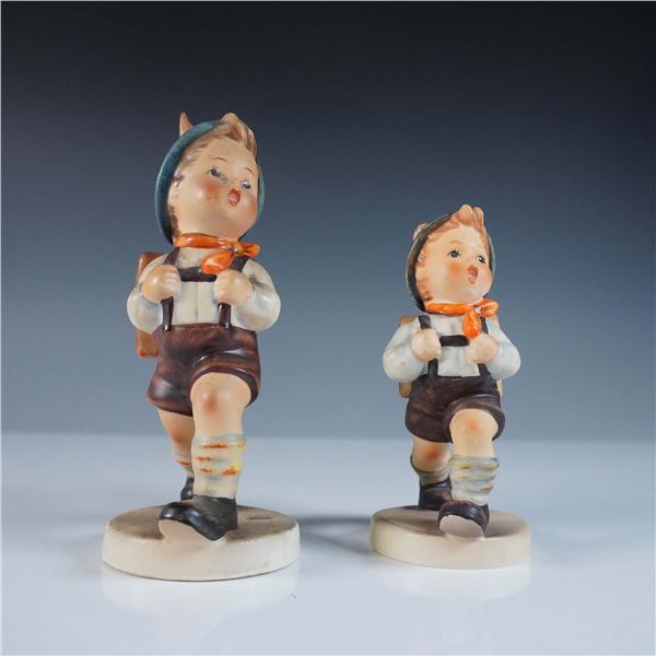 2pc Goebel Hummel Figurines, School Boys