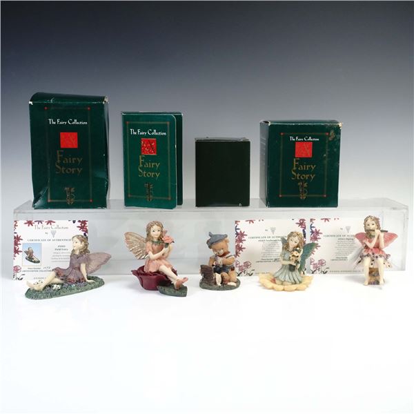 5pc Dezine Ltd. The Fairy Collection Figurines with Boxes