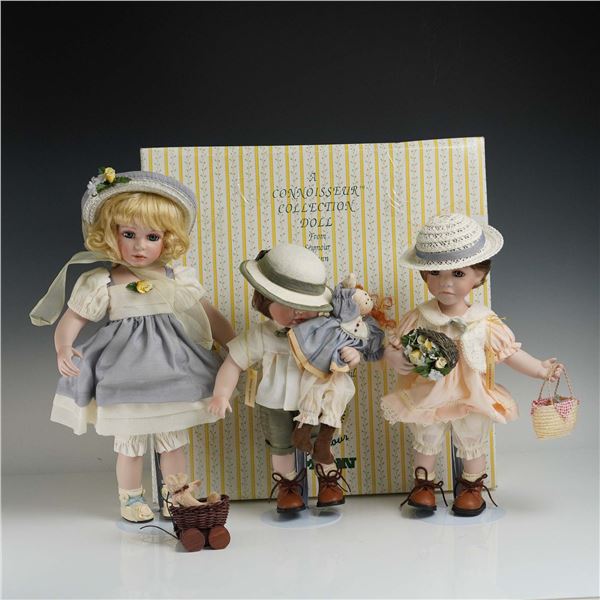 3pc Seymour Mann Connoisseur Collection Dolls The Murphys