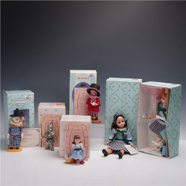 6pc Madame Alexander Collectibles, Porcelain Boxes, Figurines, and Dolls