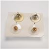 Image 3 : 4 Pairs of 4pr Pearl and Crystal Earrings