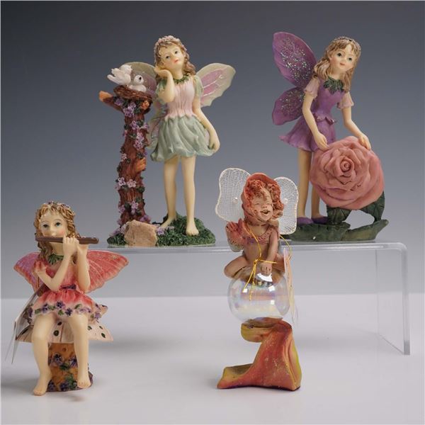 4pc Fairy Figurine Collection, Dezine & Jessica deStefano